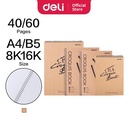 Deli sketch book 60 lembar , buka vertikal,atau diputar 73634 73635