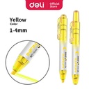 Deli Highlighter Cetek Ujung tip 1-4 mm Tinta tidak beracun EU355X0