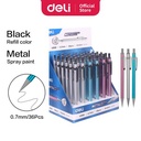 Deli Metal Mechanical Pencil Pensil Cetek Bahan Logam Tip 0.5 mm EU999