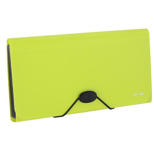 Deli Expanding file A6 0.6mm PP cover 12 index tabs included EB410X2