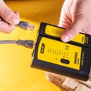 Deli LAN Tester/Alat Tes Kabel Internet RJ11 RJ45 Akurat&Praktis DL840