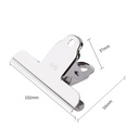 Deli Long Binder Clip / Penjepit Kertas Panjang 102mm isi 3pcs 9532