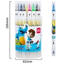 Deli Felt Pen / Spidol Dengan 2 Ujung Kuas Dan Pensil 70734