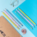 Deli Pensil 2B Hexagonal Lapisan Luar Warna Pastel 12pcs EC011-2B