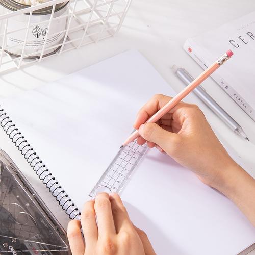 Deli Set Penggaris Skala yang akurat mudah dibawa dan praktis 9591