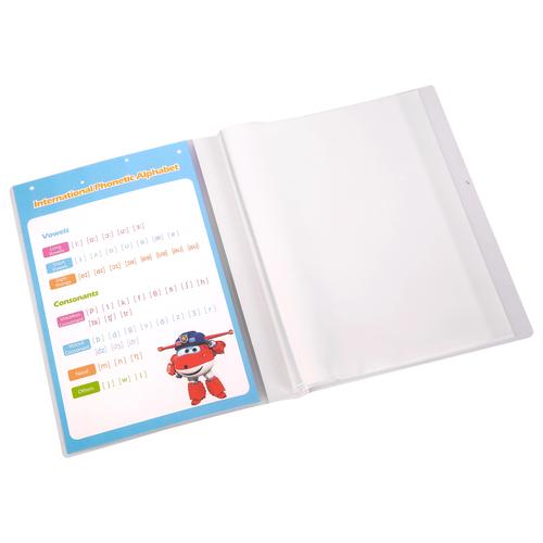 Deli Super Wings Display Book bahan PP, saku 0.03mm A4 2 Warna EZ55802