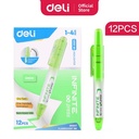 Deli Highlighter Cetek Ujung tip 1-4 mm Tinta tidak beracun EU355X0