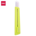 Deli Cutter dengan pisau baja SK5 sistem kunci otomatis E2038