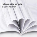 Deli Buku Tulis kantor 38 lembar/58 lembar Ukuran B5 7987 7988