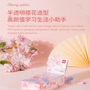Deli Eraser / Penghapus Eco PVC Gambar Bunga Sakura 2 Warna 71135