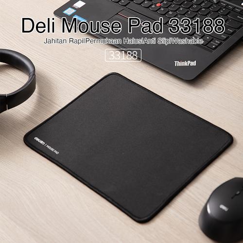 Deli Mouse Pad Mousepad Komputer 250*200*3mm Natural Rubber 33188