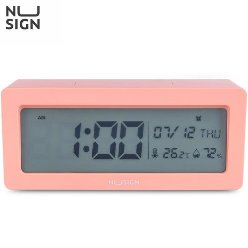 Deli Nusign Digital Clock/ Jam Digital Dengan Alarm Hari Tanggal NS881
