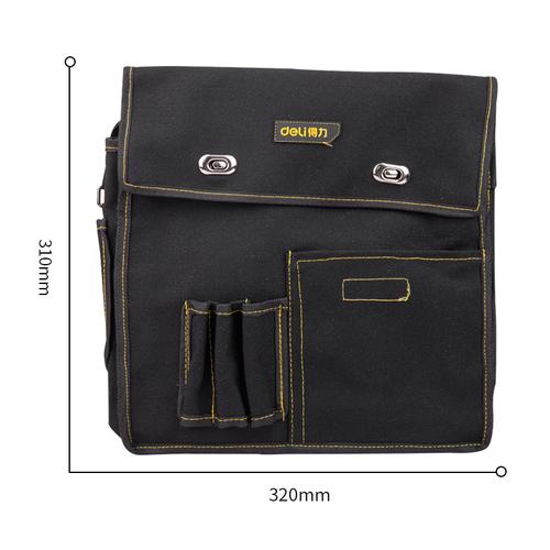 Deli Tool Bags / Tas Perkakas 32x11x31cm Bahan Kanvas Tahan Lama DL-P6
