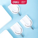 Deli Hanger Hook Up Gantungan Tempel Dinding Untuk 1Kg 3/6pcs 1935X