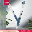 Deli Gel Pen Pulpen Gel Retractable 0.5mm 3 Warna Bullet Tip S08