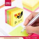 Deli Sticky Note Pad Notes 4x100Sheets Menempel Dengan Baik EA03303