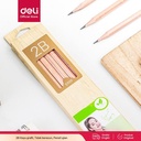 Deli Graphite Pencil Pensil Kayu Grafit 2B isi 12pcs/BOX S909