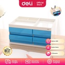Deli Desk Organizer Organiser Plastik 4 laci EZ250X0