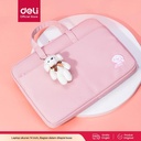 Deli Koper Terylene tas laptop ukuran 14inch 3756