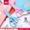 Deli ED60402 Gunting Plastik-Plastic Scissors 130mm Safe