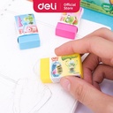 Deli EH01200 Eraser/Penghapus-Bumpees Eraser 40×22×12mm