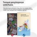Deli Pen Holder Rak Tempat Alat Tulis Transparan 5 Slot/Kotak 8932