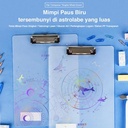 Deli Vertical Clipboard Papan Jalan A4 Bahan Plastik PP 72603