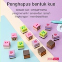 Deli Multi-flavor cake eraser design penghapus kue EH302
