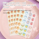 Deli Cartoon Sticker Stiker Kartun Isi 5Lembar/Pack 25910/25909
