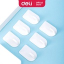 Deli Hanger Hook Up Gantungan Tempel Dinding Untuk 1Kg 3/6pcs 1935X