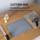 Deli Alas Potong/Cutting Mat Serba Guna, Bahan Tebal Warna Hijau 7840X