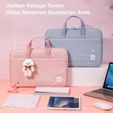 Deli Koper Terylene tas laptop ukuran 14inch 3756