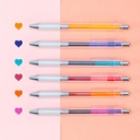 Deli Pulpen Netral Warna 6 PCS/Box A123
