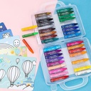 Deli Krayon Oil Pastel 36 Warna 75mm , Bentuk Segitiga, 72073