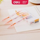 Deli Highlighter 6-Warna Candy, cocok untuk pelajar Double Lead S623