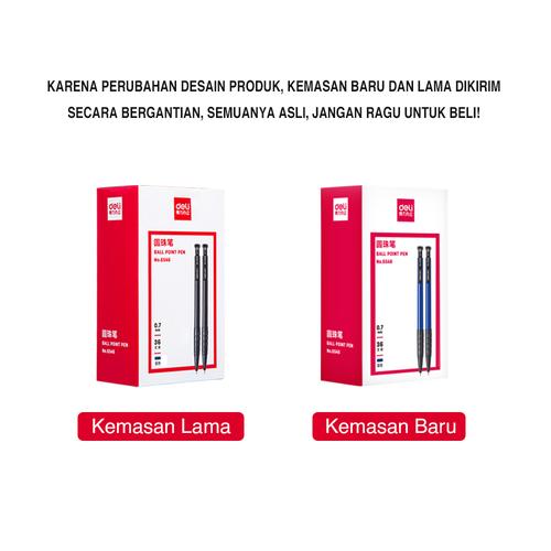 Deli pulpen 5 warna Retractable isi tinta 3 warna 6546