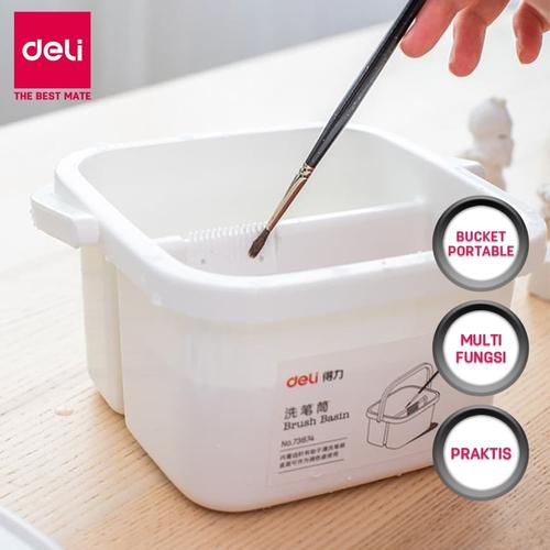 Deli pen wash bucket portable multi-fungsi 73874