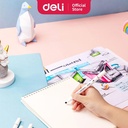 Deli spidol desain profesional 12 warna ujung ganda 70700-12