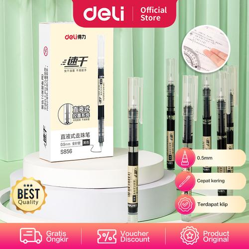 Deli Roller Pen cepat kering tip Mini 0.5mm 1 PCS S856