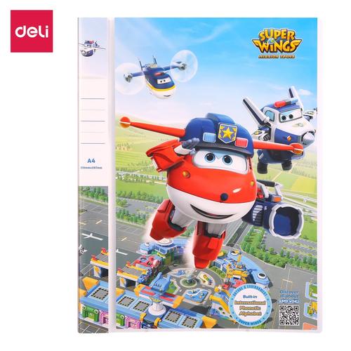 Deli Super Wings Display Book 0,6mm , saku 0,03mm A4 2Warna EZ55702
