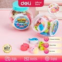 Deli Penghapus Desain 4 Hewan lucu dan menarik dalam tabung EH03206
