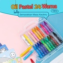 Deli 72072 school crayon/ krayon