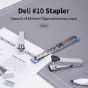 Deli Staples / Stapler - #10 - Warna mewah modern untuk kantor E0224