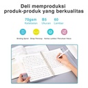 Deli Loose-Leaf Buku Notebook B5 60lembar HB560