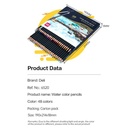 Deli pensil warna 48C waterproof dengan kuas non -toxic 6520