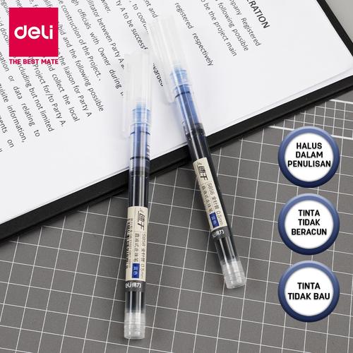 Deli Roller Pen cepat kering tip Mini 0.5mm 1 PCS S856