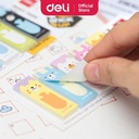 Deli EA64002 Memo Indeks - Paper Index Tabs 45×15mm 5×30she