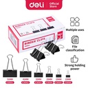 Deli E38565 Office Consumable/Binder Klip-Binder Clips 19mm