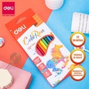 Deli EC00100 Pensil Warna- Triangle Bright 12C