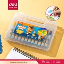 DELI - EC20104 / Crayon Anak Isi 12 Pcs / Peralatan Sekolah Lukis